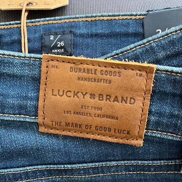 Lucky Brand Hayden Skinny Ankle Denim 2/26 NWT - Picture 10 of 12